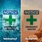 Signmission Emergency Shelter Sign With Symbol, 7 in W x Rectangle, Vinyl Decal OS-2PACK-NS-D-710-V-11896 - alternate 3